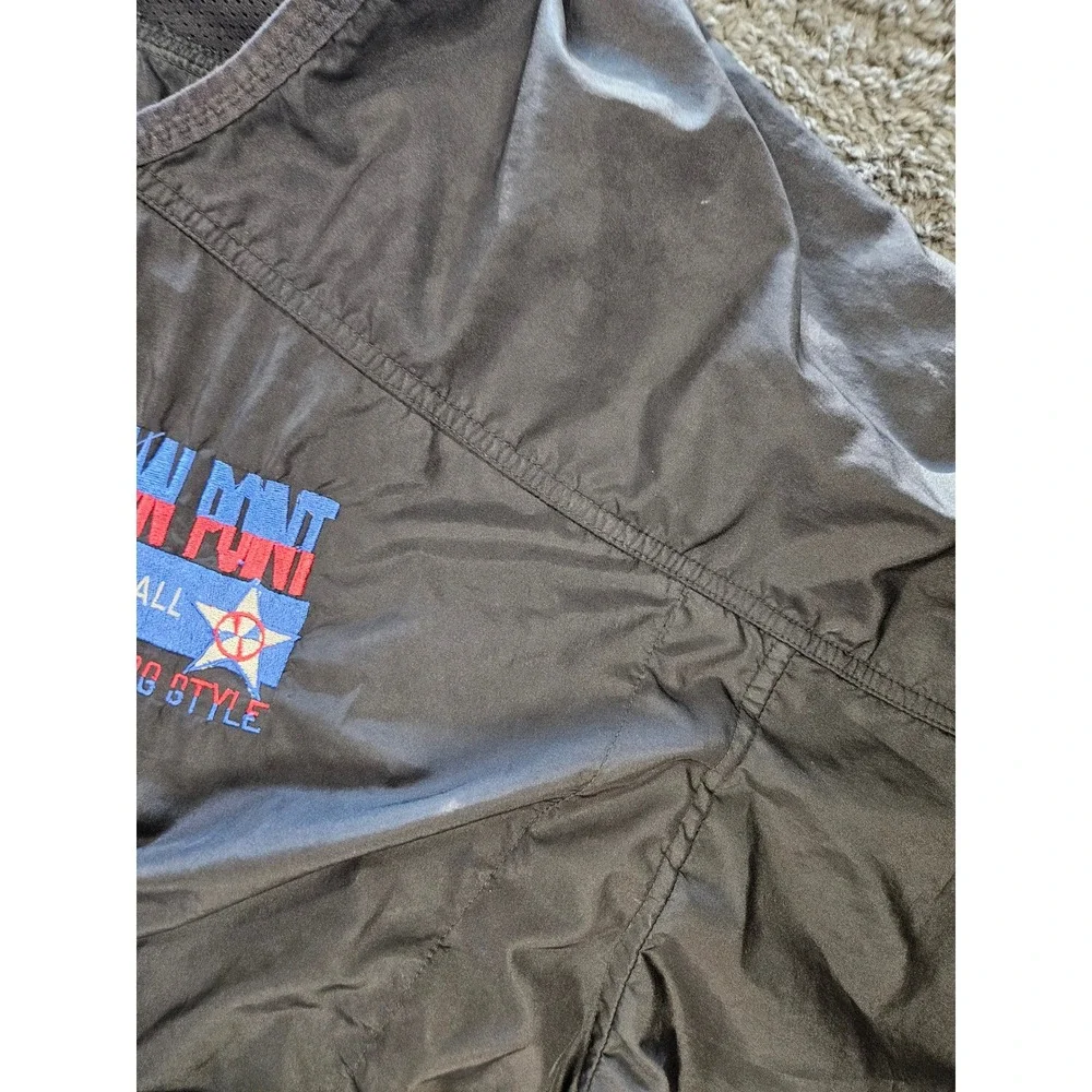 Nike Windbreaker Pullover Mens XL Black Crown Point Basketball Vintage Utility